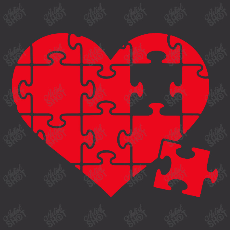 Jigsaw Puzzle Heart Vintage Short | Artistshot