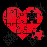 Jigsaw Puzzle Heart Fleece Short | Artistshot