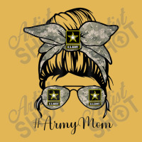 Army Mom Messy Bun Hair Glasses Vintage Hoodie And Short Set | Artistshot