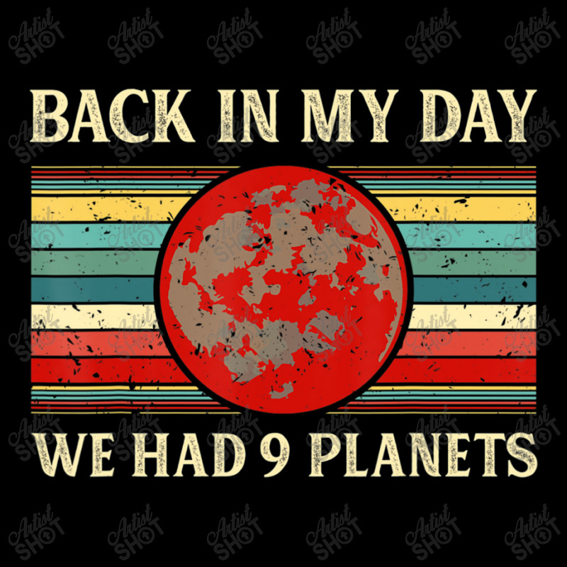 Back In My Day We Had 9 Planets Pluto Space Scienc V-neck Tee | Artistshot