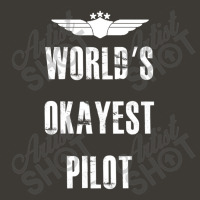 World's Okayest Pilot Flying Aviation Bucket Hat | Artistshot