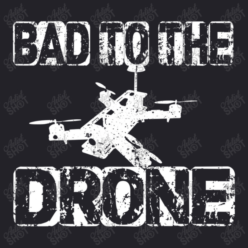 Bad To The Drone Pilot Fpv Quadcopter Rc Quad Pilo Unisex Sherpa-lined Denim Jacket | Artistshot