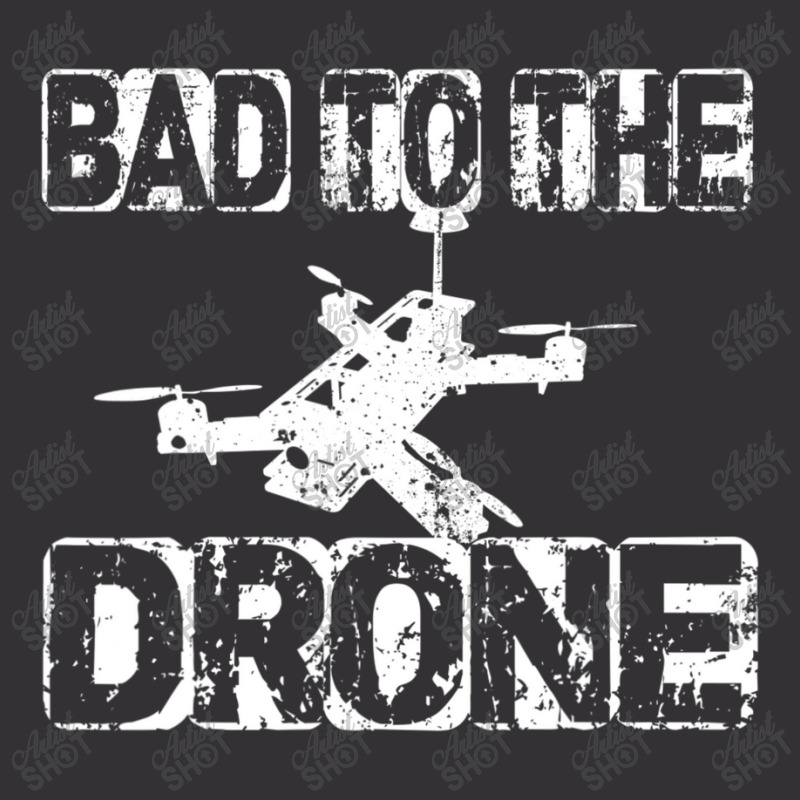 Bad To The Drone Pilot Fpv Quadcopter Rc Quad Pilo Vintage Hoodie And Short Set | Artistshot