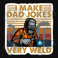 Dad Jokes Very Weld Baby Bibs | Artistshot