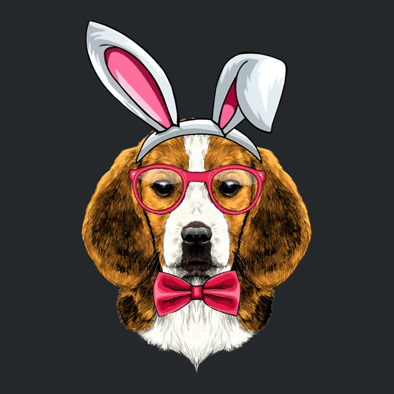 Beagle Bunny Ears Glasses Eggs Cute Easter Dog Own Crewneck Sweatshirt by kerrmanthez | Artistshot