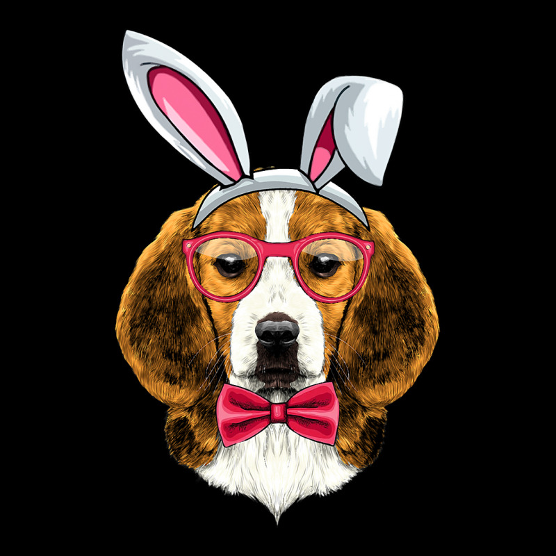 Beagle Bunny Ears Glasses Eggs Cute Easter Dog Own Zipper Hoodie by kerrmanthez | Artistshot