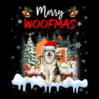 Merry Woofmas Alaskan Malamute Christmas Tree Dog  V-neck Tee | Artistshot