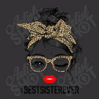 Best Sister Ever Mother's Day Messy Bun Vintage Short | Artistshot