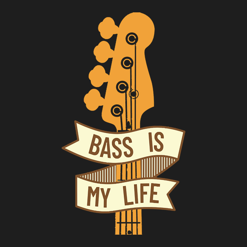 Bass Headstock T  Shirt Bass Is My Life Bass Guitar Headstock T  Shirt Classic T-shirt by millsbetty295 | Artistshot