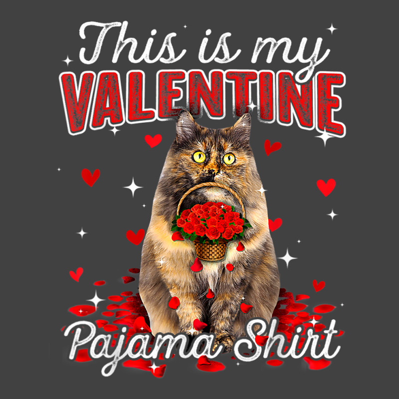 This Is My Valentine Pajama Shirt Siberian Cat 115 Vintage T-Shirt by kerrmanthez | Artistshot