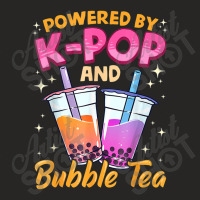 Bubble Tea Boba K-pop Music Lover Korean Milk Anim Ladies Fitted T-shirt | Artistshot