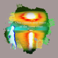 One Cannot Step Twice In The Same River   Heraclit Vintage Hoodie | Artistshot