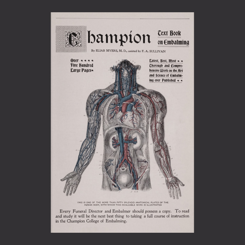 Champion Text Book On Embalming Vintage Hoodie | Artistshot