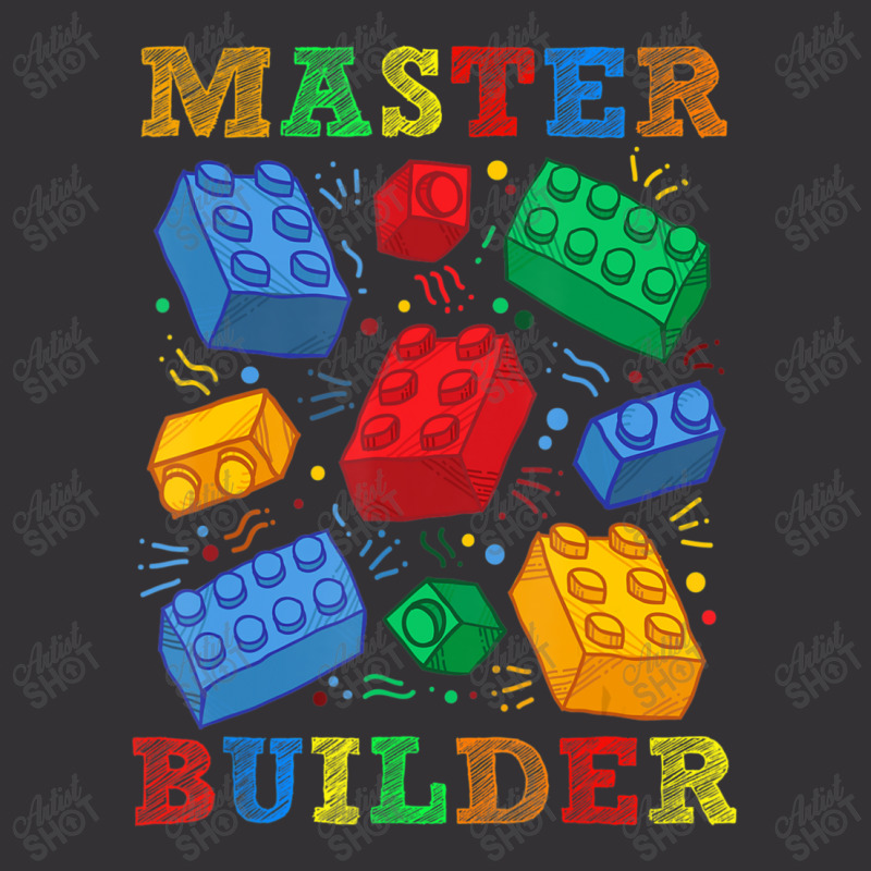 Brick Builder Blocks Master Builder Men Vintage Hoodie | Artistshot