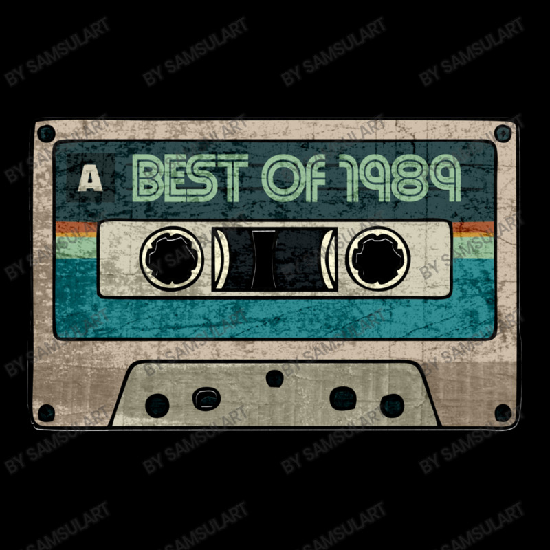 Best Of 1989 Vintage Cassette Birthday Gift For Music Lover Born In 19 Cropped Sweater by SamsulArt | Artistshot