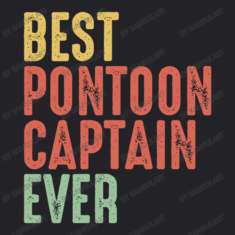 Best Pontoon Captain Ever, Vintage Pontoon Boat Owner Gifts Youth Tee | Artistshot