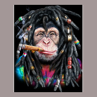 Chimpanzee With Colorful Dreadlocks Vintage Short | Artistshot