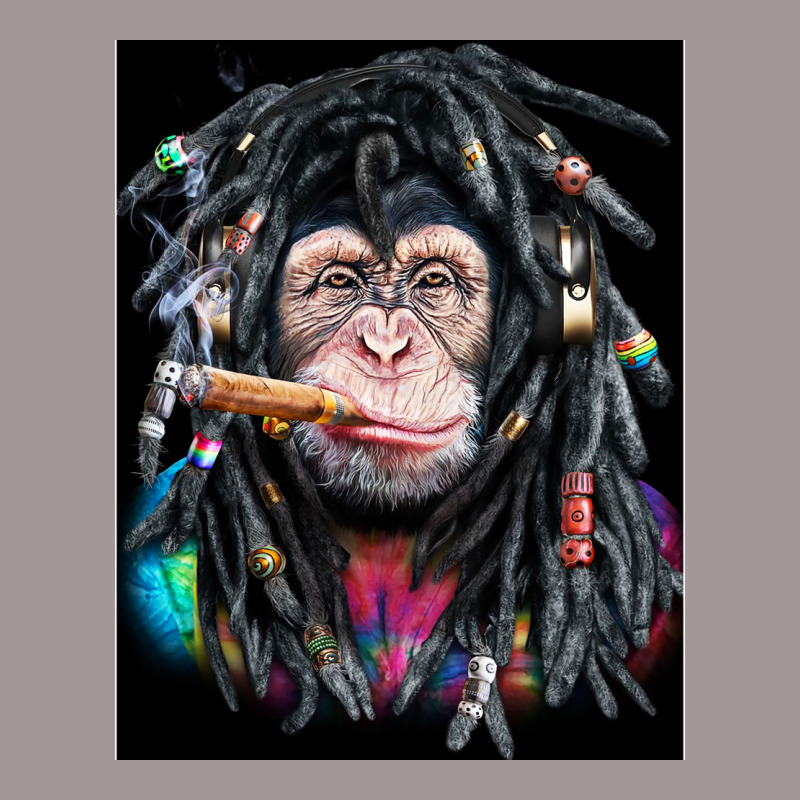 Chimpanzee With Colorful Dreadlocks Vintage Short | Artistshot