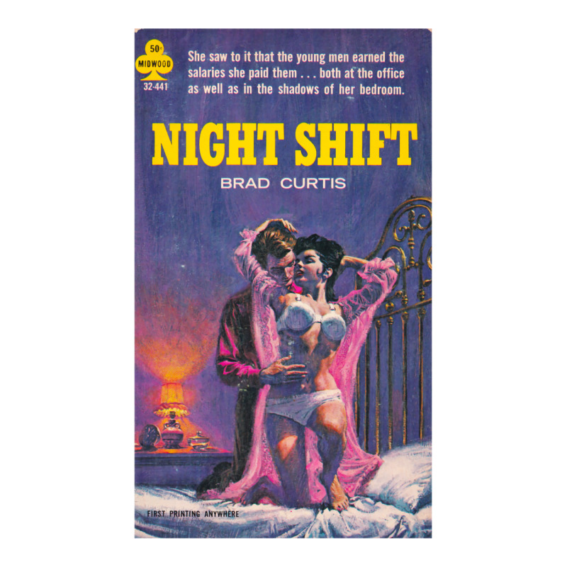 Vintage 1960's Softcore Sleazy Paperback Cover Sticker | Artistshot