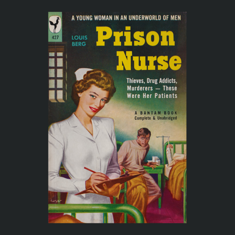 Best Vintage 1960's Sleaze Paperback Cover Prison Duffel Bag | Artistshot