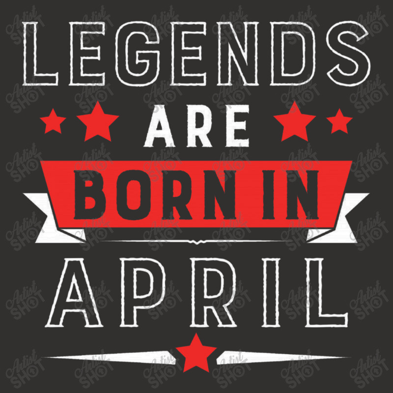 Legends Are Born In April Champion Hoodie | Artistshot