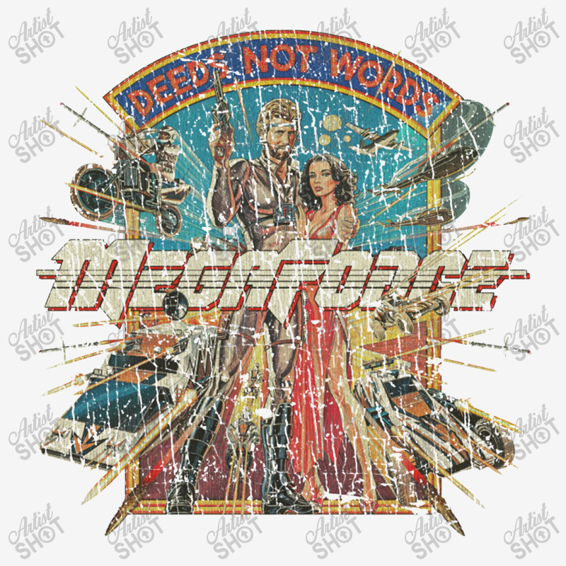 Megaforce Deeds Not Words 1982 Scorecard Crop Tee by gununghujan | Artistshot