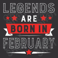 Legends Are Born In February Vintage Hoodie | Artistshot