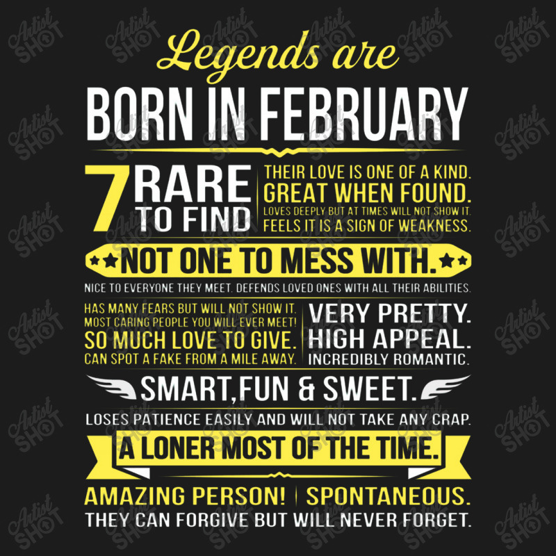 Legends Are Born In February Hoodie & Jogger Set | Artistshot