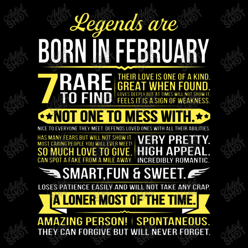 Legends Are Born In February Unisex Jogger | Artistshot