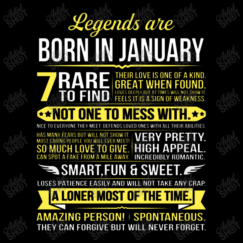 Legends Are Born In January Lightweight Hoodie | Artistshot