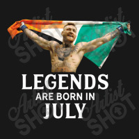 Legends Are Born In July   Conor Mcgregor Flannel Shirt | Artistshot