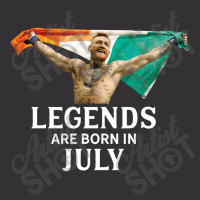 Legends Are Born In July   Conor Mcgregor Vintage Hoodie | Artistshot