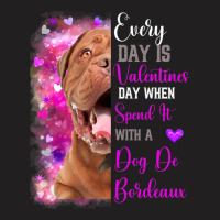 Womens Dog De Bordeaux Mom Funny Valentines Day Do T-shirt | Artistshot