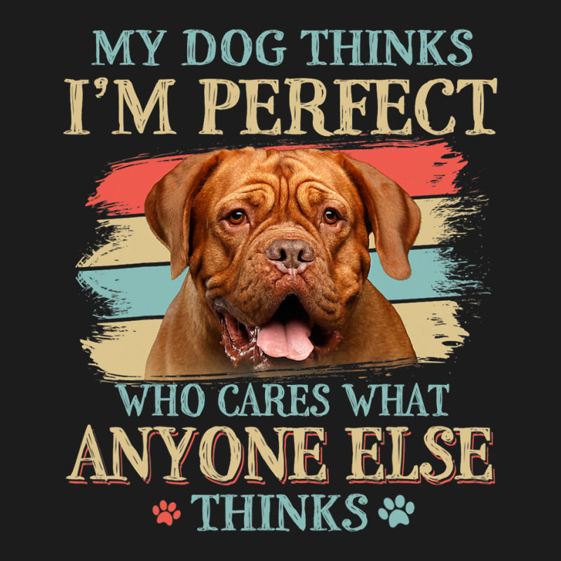 My Dog Thinks Im Perfect Dogue De Bordeaux Dog Ret Hoodie & Jogger Set | Artistshot