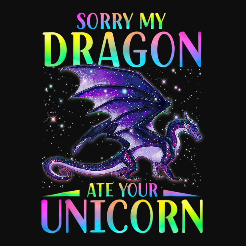 Sorry My Dragon Ate Your Unicorn Funny Crop Top by whoretacarpal | Artistshot