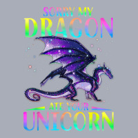 Sorry My Dragon Ate Your Unicorn Funny Tank Dress | Artistshot