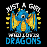 Just A Girl Who Loves Dragons Fantasy Animal Cute  Legging | Artistshot