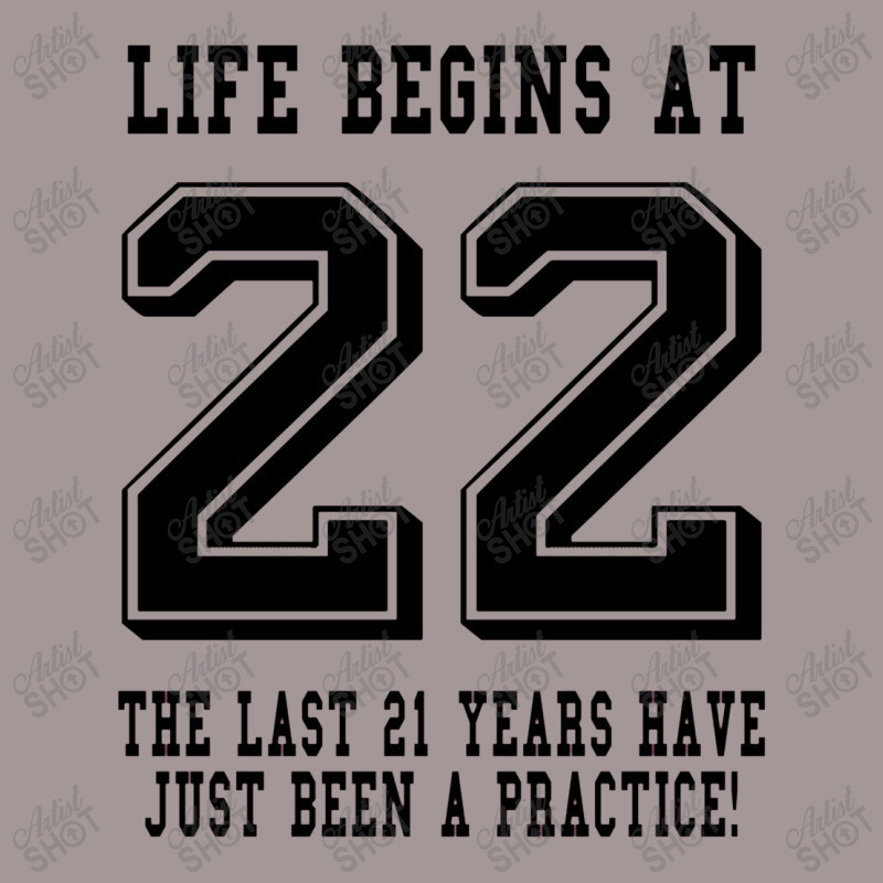 Life Begins At 22... 22nd Birthday Vintage Hoodie | Artistshot