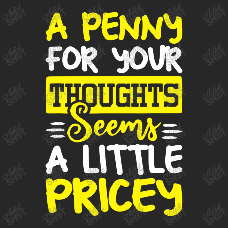 Humor Saying Penny For Your Thoughts Men's T-shirt Pajama Set | Artistshot