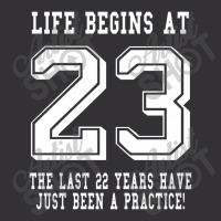 Life Begins At 23... 23rd Birthday Vintage Hoodie | Artistshot