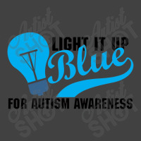 Light It Up Blue For Auti Awareness Vintage T-shirt | Artistshot