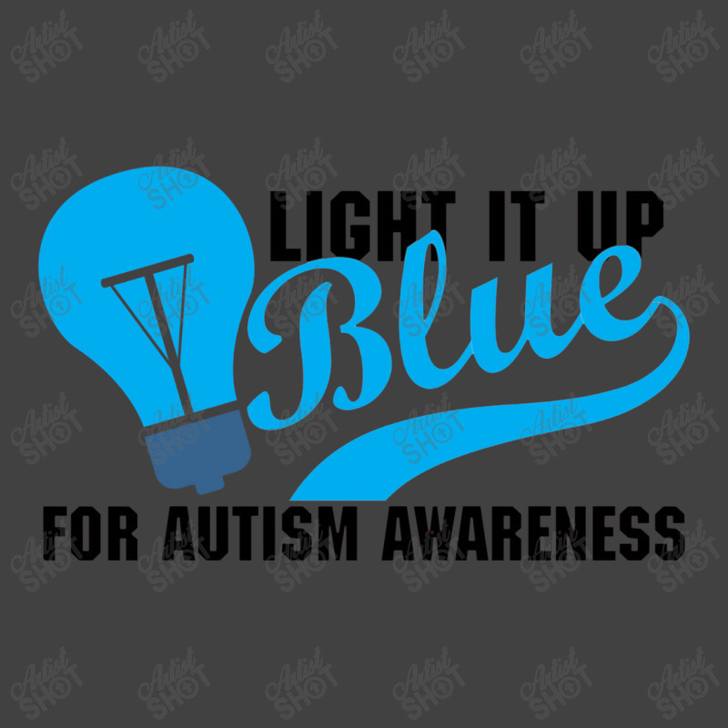 Light It Up Blue For Auti Awareness Vintage T-shirt | Artistshot