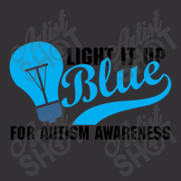 Light It Up Blue For Auti Awareness Vintage Hoodie And Short Set | Artistshot