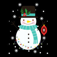 Vintage Snowman Christmas Snowflakes Holiday Novel Cropped Sweater | Artistshot