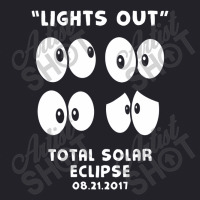 Lights Out, Total Solar Eclipse 08.21.2017 Unisex Sherpa-lined Denim Jacket | Artistshot