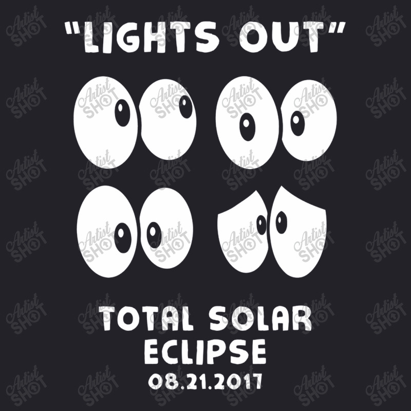 Lights Out, Total Solar Eclipse 08.21.2017 Unisex Sherpa-lined Denim Jacket | Artistshot