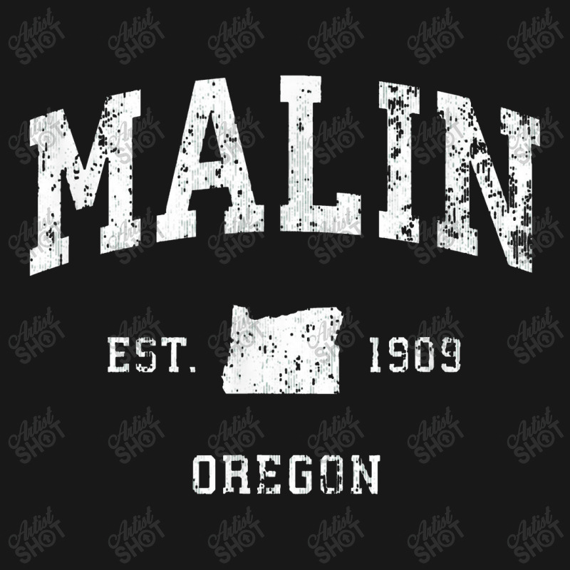 Malin Oregon Or Vintage Athletic Sports Design Flannel Shirt by tonierich | Artistshot