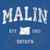 Malin Oregon Or Vintage Athletic Sports Design Ladies Fitted T-shirt | Artistshot