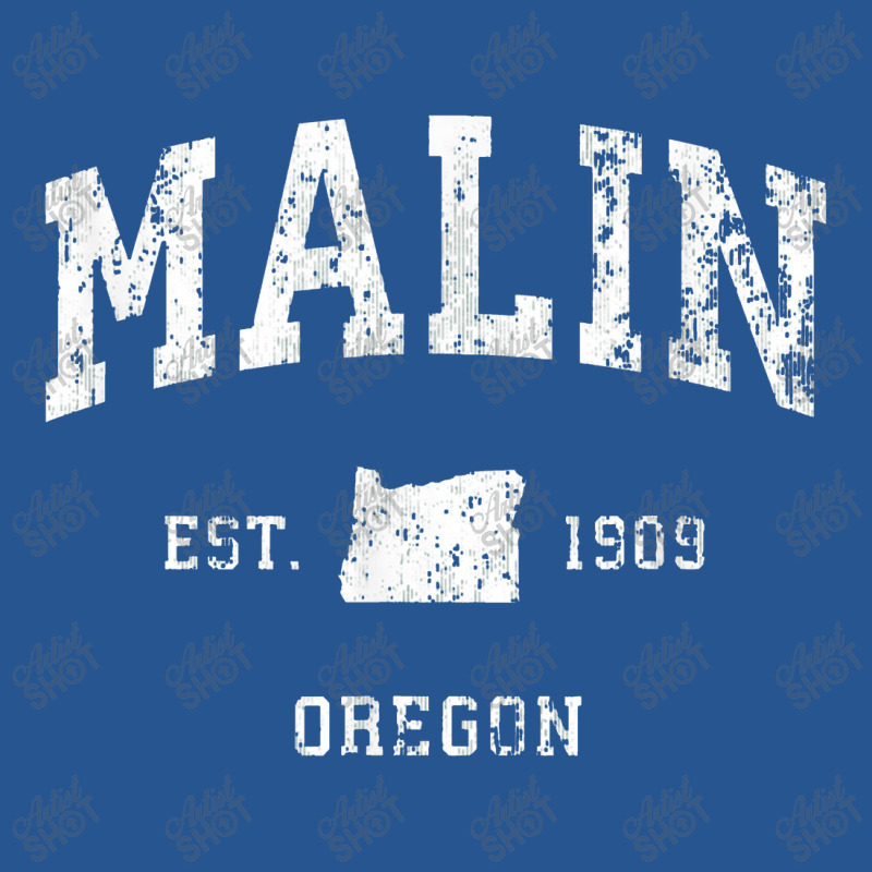 Malin Oregon Or Vintage Athletic Sports Design Ladies Fitted T-Shirt by tonierich | Artistshot