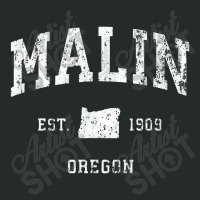 Malin Oregon Or Vintage Athletic Sports Design Women's Triblend Scoop T-shirt | Artistshot